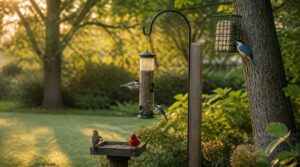 best bird feeder height best bird feeder height