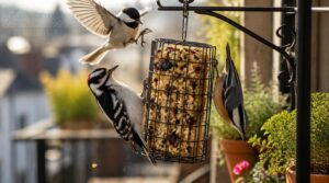 birds attracted to balcony suet birds attracted to balcony suet