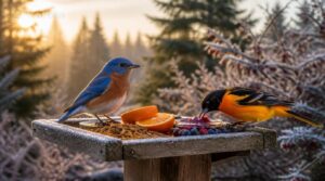 bluebirds, orioles, and fruit eaters bluebirds, orioles, and fruit eaters