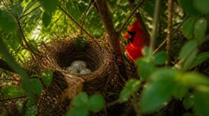 cardinals nest in dense shrubs cardinals nest in dense shrubs