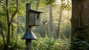 chickadees and titmice: 5–15 feet chickadees and titmice: 5–15 feet