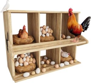 Chicken Nesting Box, 6 Compartment B0FFLSDF7L
