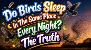 do birds sleep in the same place every night