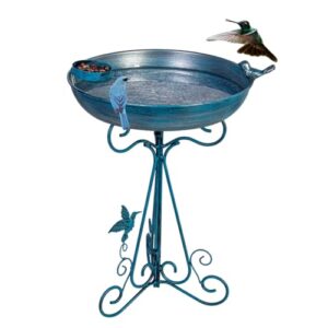 DREAMSOUL Blue Bird Bath Stand, B0G6Z8JCKN