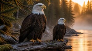 female bald eagles are larger female bald eagles are larger