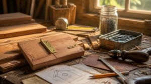 gather birdhouse materials and tools gather birdhouse materials and tools