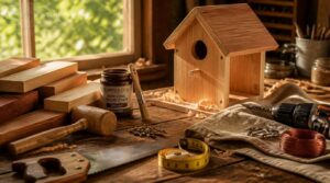 gather safe birdhouse materials and tools gather safe birdhouse materials and tools