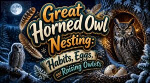 great horned owl nesting great horned owl nesting