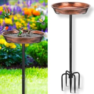 Gtongoko Metal Bird Bath for B0DQCPDR6B