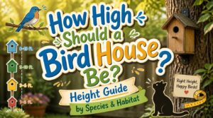 how high should a bird house be how high should a bird house be