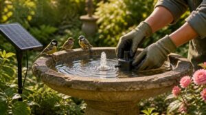 how solar bird bath fountain pumps work how solar bird bath fountain pumps work