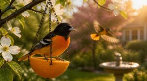 how to attract baltimore orioles to your yard how to attract baltimore orioles to your yard