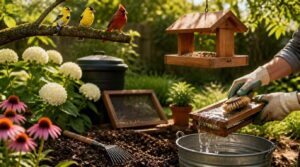 keep feeder areas clean keep feeder areas clean