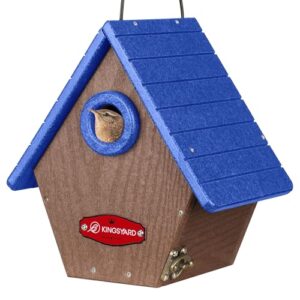 Kingsyard Recycled Plastic Bird House B0D946TSVN