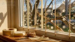 low-cost diy bird-safe window fixes low-cost diy bird-safe window fixes