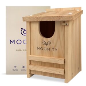 MOONITY Premium Cedar Owl House B0F8PGMP3Y