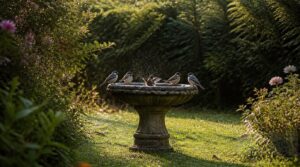 near protective shrubs near protective shrubs