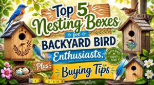nesting boxes for backyard bird enthusiasts