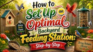 optimal backyard feeding station setup