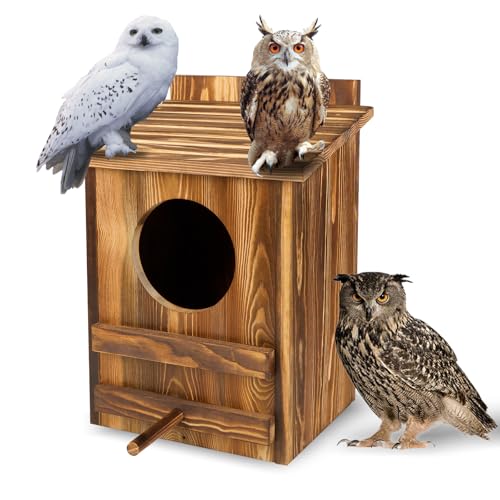 Owl Houses for Outdoors, 16.1x11.8x9.5