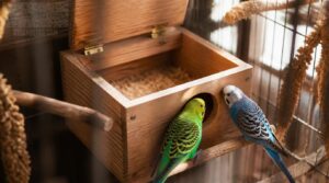 parakeet breeding box or nesting box parakeet breeding box or nesting box