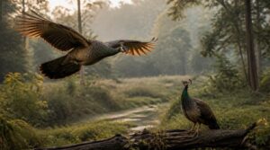 peahen calls, flight, and habitat peahen calls, flight, and habitat