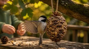pinecone seed feeders pinecone seed feeders