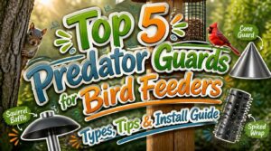 predator guard for bird feeders