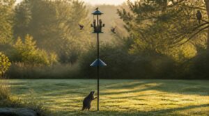 predator-safe feeder placement predator-safe feeder placement