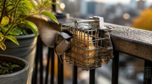 railing-mounted suet holders railing-mounted suet holders