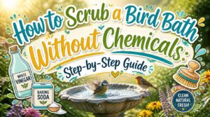 scrub bird bath without chemicals scrub bird bath without chemicals