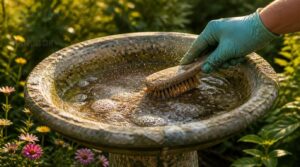 scrub with vinegar solution scrub with vinegar solution