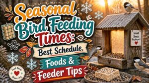 seasonal bird feeding times
