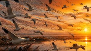 snow goose migration and behavior snow goose migration and behavior