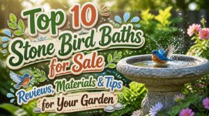 stone bird bath for sale