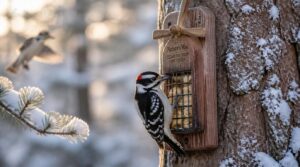 tail-prop woodpecker feeders tail-prop woodpecker feeders