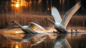 trumpeter swans trumpeter swans