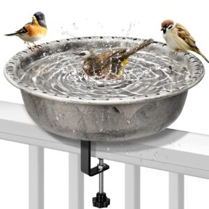 VIVOHOME Deck Mounted Polyresin Bird B0DLB6MWLH