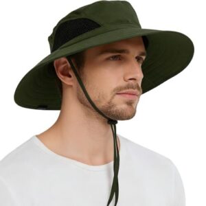 Wide Brim Sun Bucket Hat, B07ZNTGTRJ