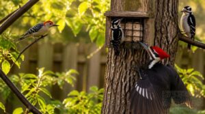 woodpeckers: reliable suet visitors woodpeckers: reliable suet visitors